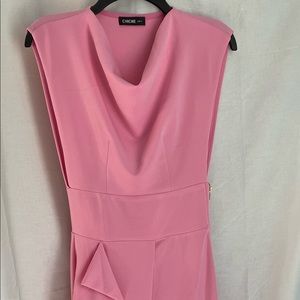Soft Pink Sleeveless Slim Irregular Dress by ChicMe Size Small. New, Nev…